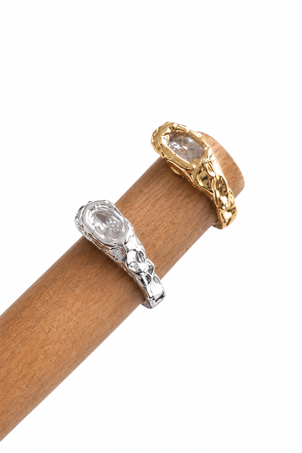 Anillo Trilogy con Piedra