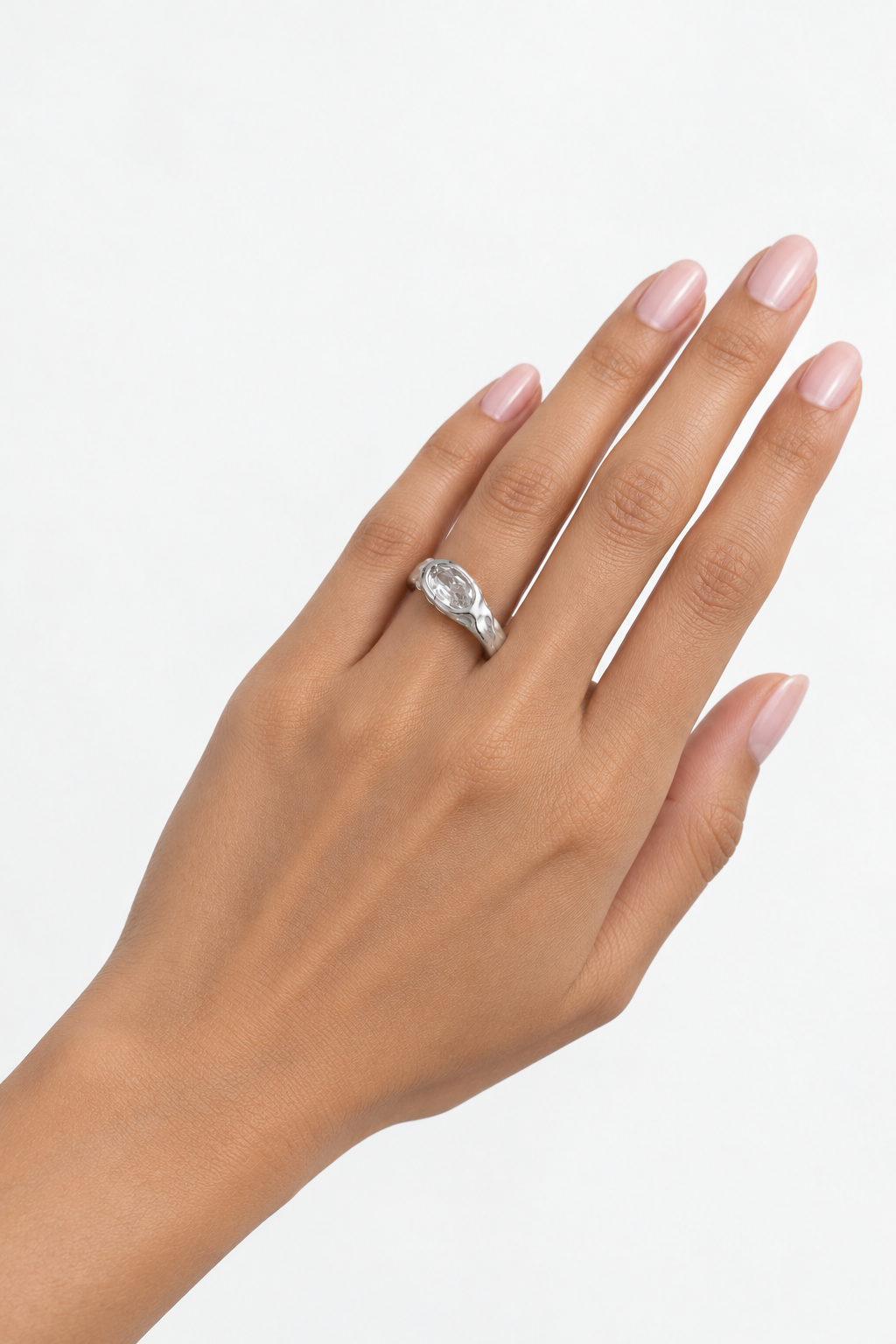 Anillo Trilogy con Piedra