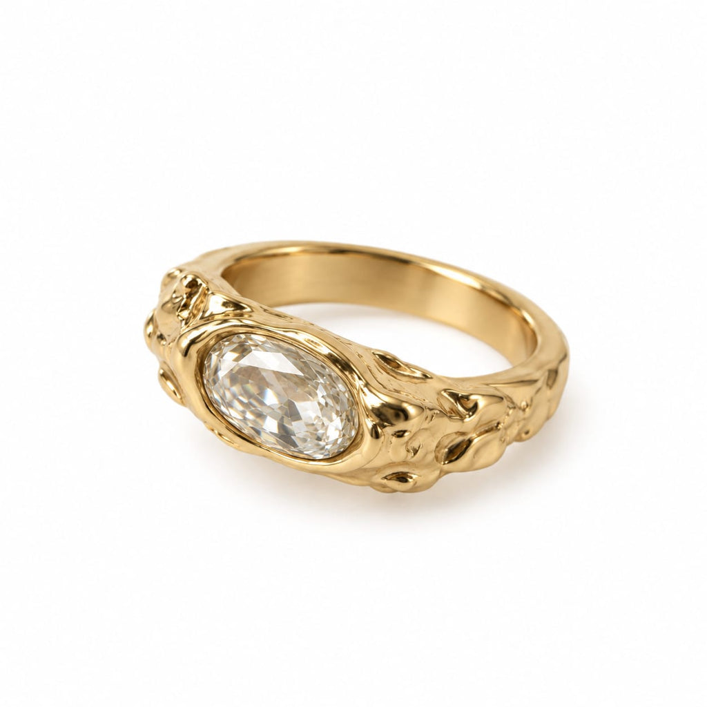 Anillo Trilogy con Piedra